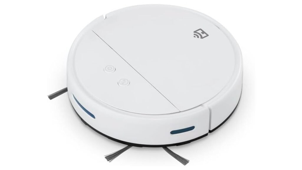 Smart Robô Aspirador Wi-Fi + Positivo Casa Inteligente, 3 em 1, Varre, Aspira e Passa Pano, Retorna para Base, Controle por Comando de voz ou pelo App