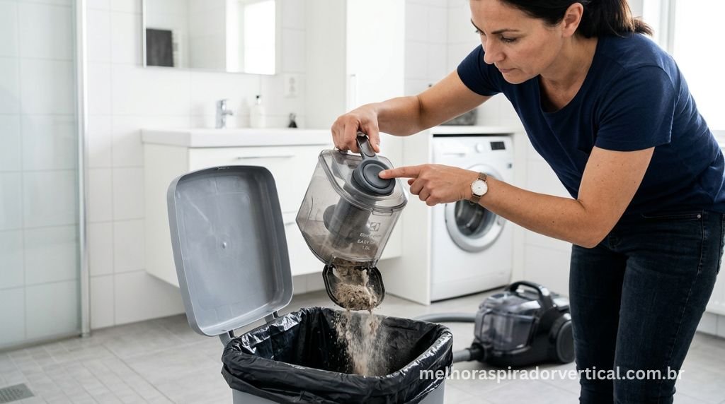 Esvasiamento do reservatório do Electrolux Easy Box