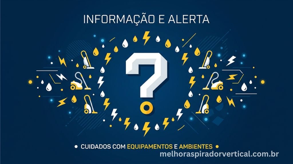 Seção de perguntas frequentes sobre se aspirador de pó pode sugar água