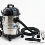 Aspirador WAP GTW Inox em destaque com design metálico sobre fundo branco